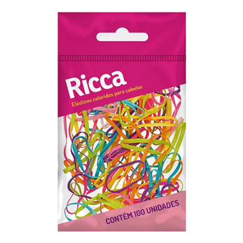 Elásticos coloridos para penteados com liguinhas ricca